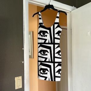 American Apparel Eyes Bodycon Dress - KESH x American Apparel